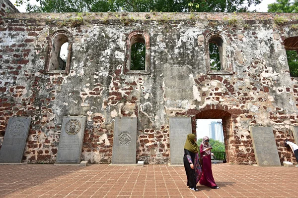 St Paul s Church in Malacca — Stock Photo, Image