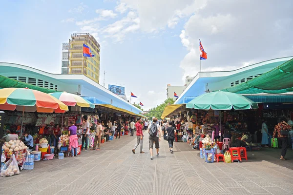 Zentralmarkt (phsar thmei) — Stockfoto