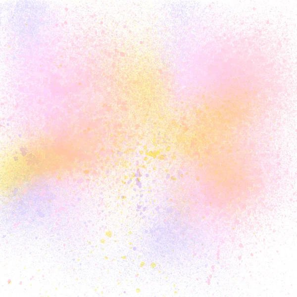 Colorful pastel spray paint on white background — Stock Photo, Image