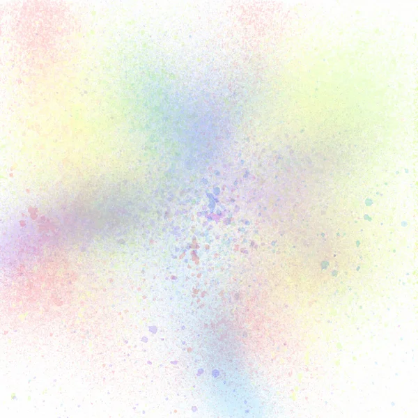 Colorful pastel spray paint on white background — Stock Photo, Image