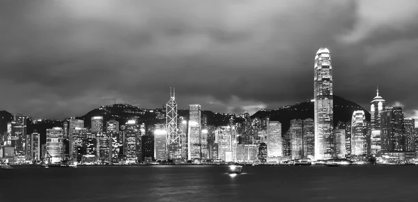 Panorama view of Victoria Harbor — Stock Photo, Image