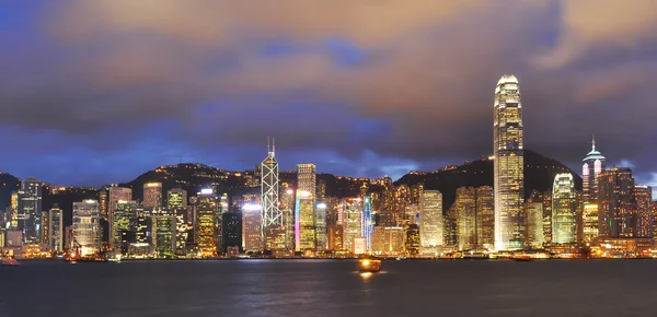 Panorama view of Victoria Harbor — Stock Photo, Image