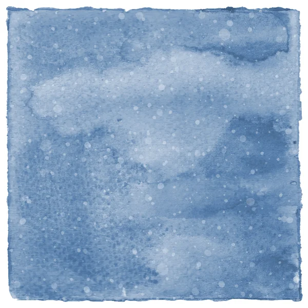 Modré grunge akvarel pro pozadí — Stock fotografie