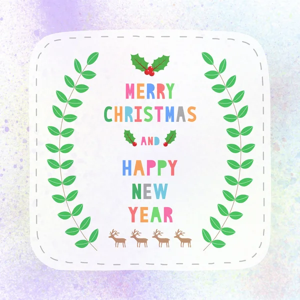 Feliz Natal e feliz ano novo em pintura spray colorido backg — Fotografia de Stock