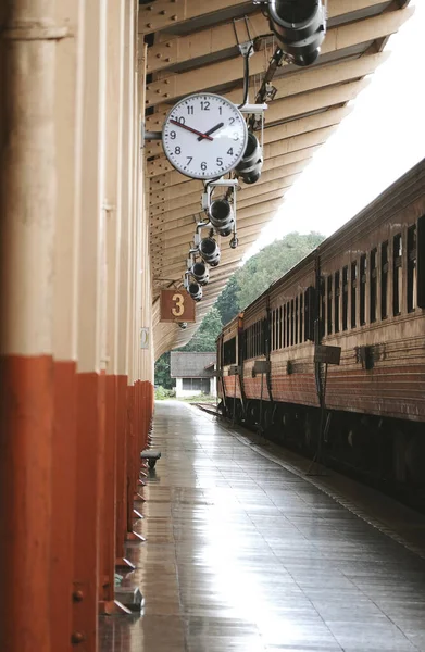 Train Chiang Mai Railway Station Chiang Mai Thailand — Stock Photo, Image