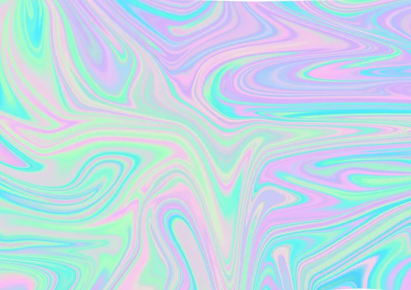 Abstrakter Holographischer Hintergrund Mit Pastellfarben — Stockfoto