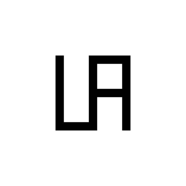 Musta Kirjain Alkuperäinen Logo Kuvake Moderni Typografia Suunnittelu Malli Elementtejä — vektorikuva