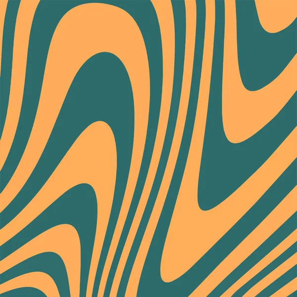 Likvidera Effekt Bakgrund Med Gröna Och Orange Färger Vektorillustration — Stock vektor