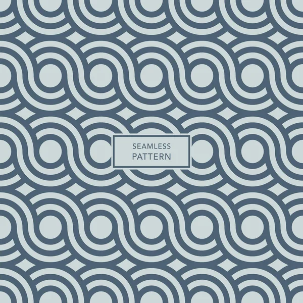 Design Der Einband Vorlage Mit Blauem Geometrischem Muster Nahtloser Hintergrund — Stockvektor