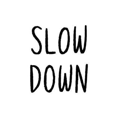 Beyaz arkaplanda el harflerini yavaşlat.