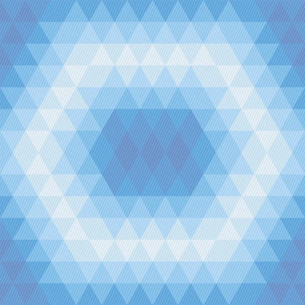 Triangle bleu et motifs de droites4 — Image vectorielle