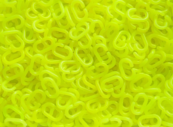 Green plastic chain — Stock Photo, Image