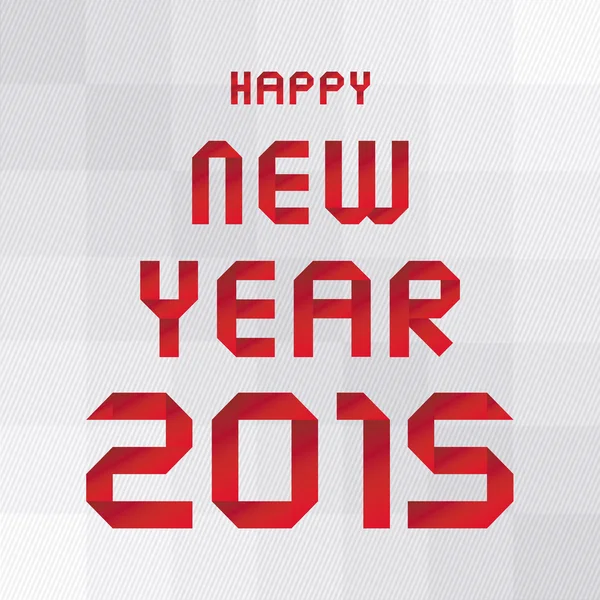 Šťastný nový rok 2015 pozdrav card3 — Stockový vektor