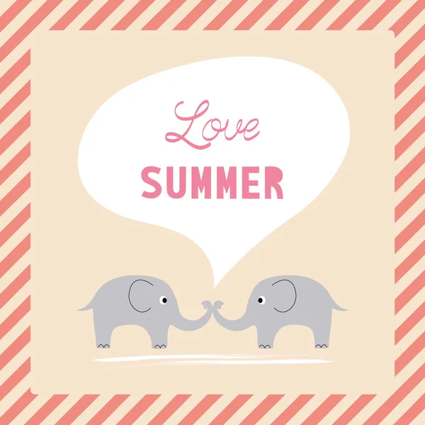 Liefde summer6 — Stockvector