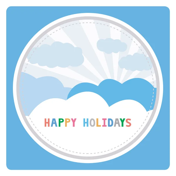 Happy holidays17 — Stock Vector