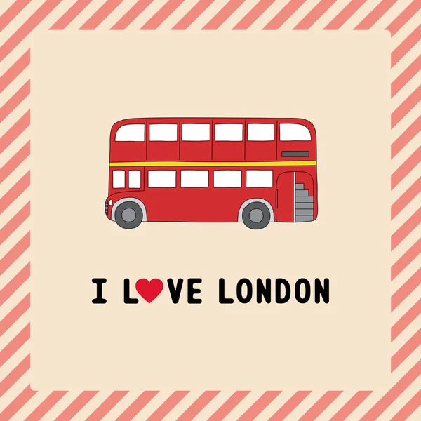 Ik hou van London5 — Stockvector