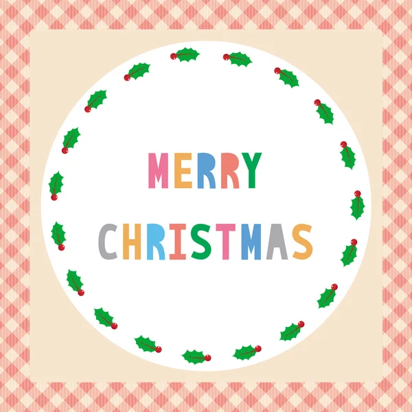 Merry Christmas greeting card45 — Stock Vector