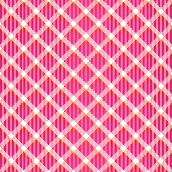 Rode en roze geruite pattern2 — Stockvector