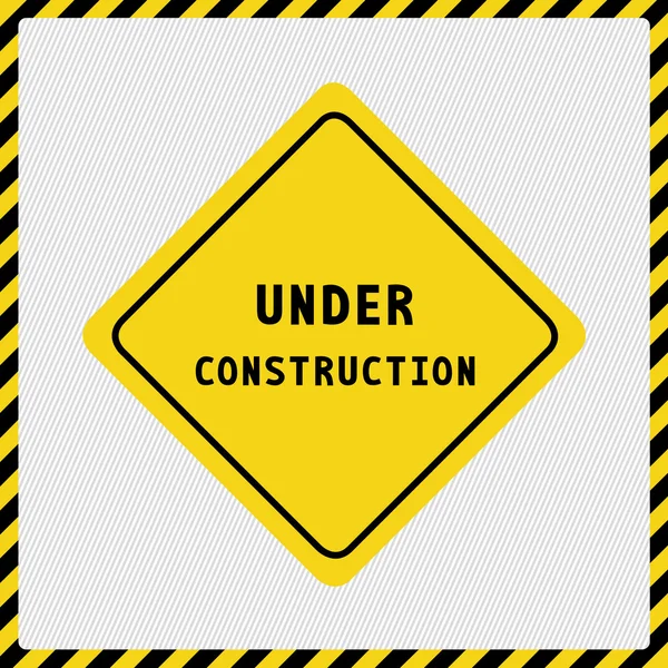 Under construction sign2 — Stock Vector