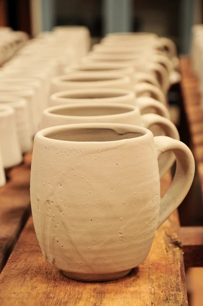 Copos de cerâmica — Fotografia de Stock