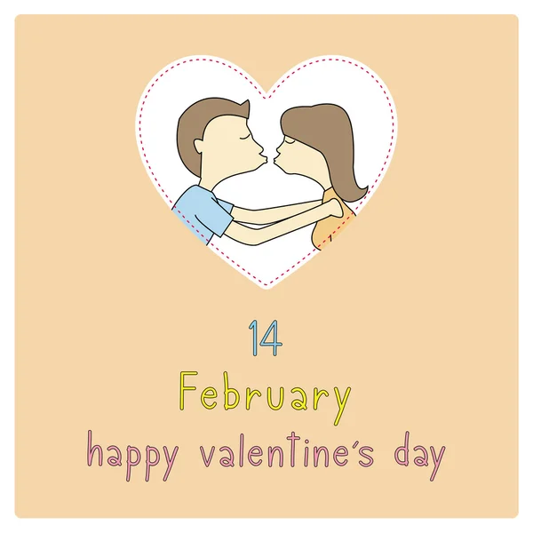 Happy valentine s day card10 — Stock vektor