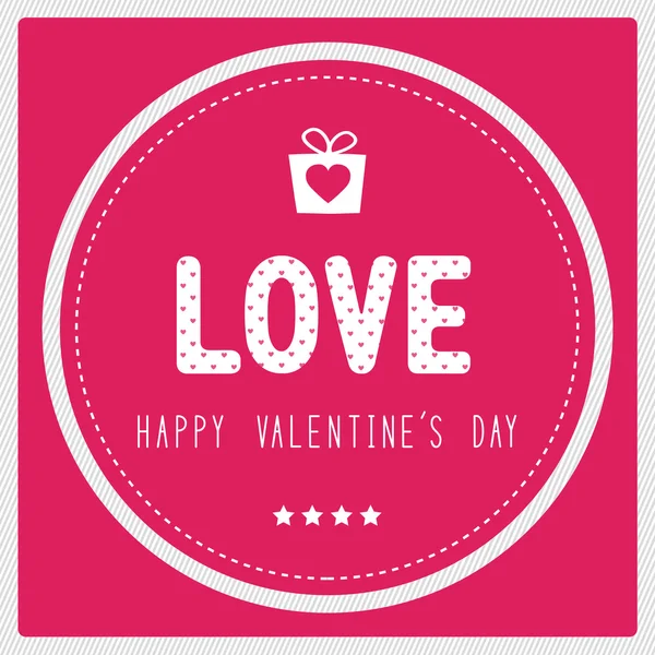 Buona festa di San Valentino card3 — Vettoriale Stock