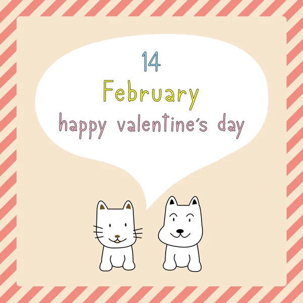 Happy valentine s day card9 — Stock vektor