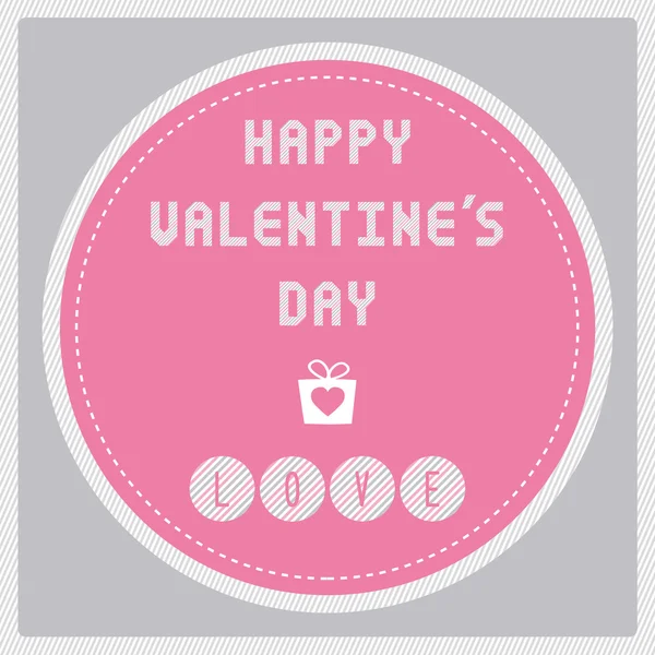 Feliz tarjeta de día de San Valentín17 — Vector de stock