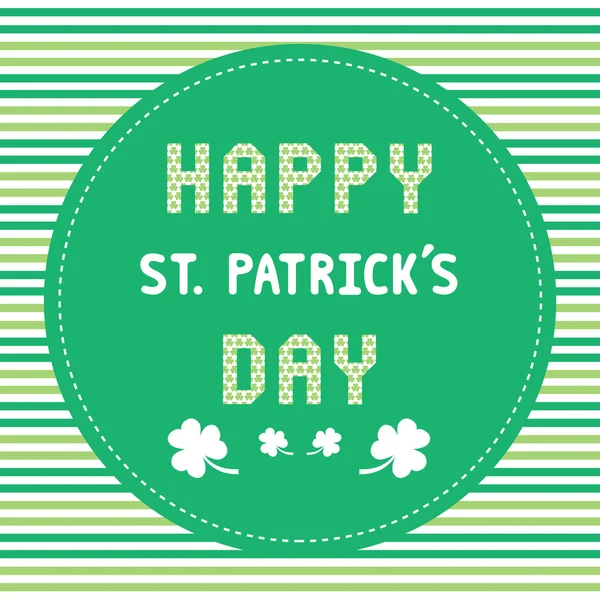 Щасливі Сен Patrick s день Card2 — стоковий вектор