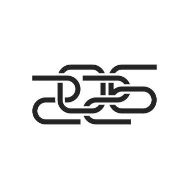 Year 2026 with black and white background. Vector illustration