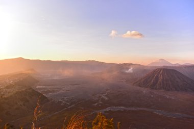 View of Mount Bromo clipart