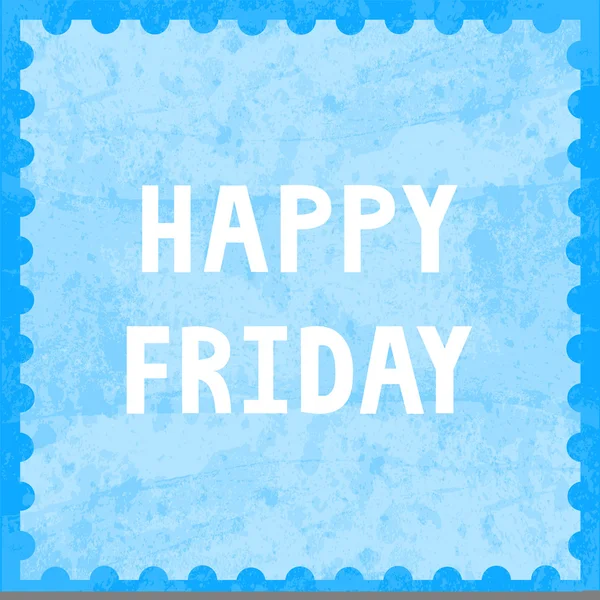 Happy Friday greeting card1 — Stock Photo, Image