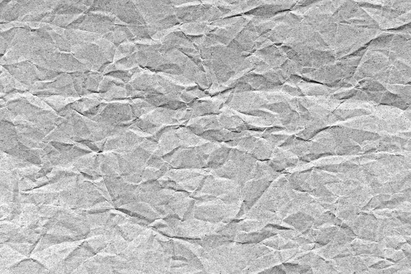 Old black and white crumpled paper — Stock Photo, Image