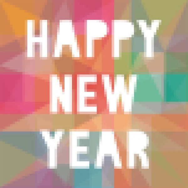 Feliz ano novo no fundo colorido1 — Fotografia de Stock