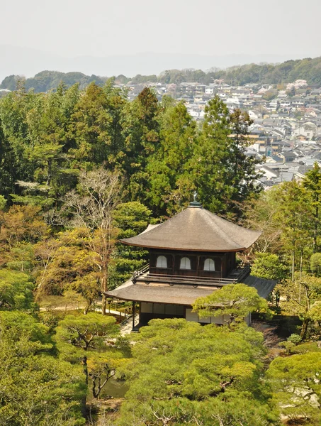 Ginkakuji gümüş Pavilion — Stok fotoğraf