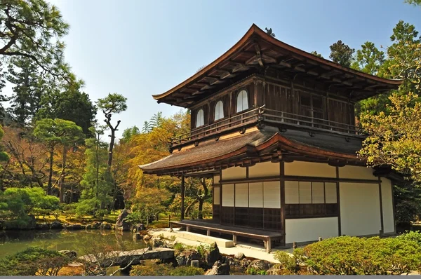 Ginkakuji gümüş Pavilion — Stok fotoğraf