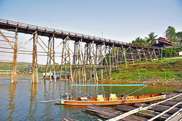 Mon brug in Sangkhlaburi — Stockfoto