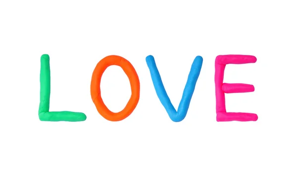 Masa de letras LOVE — Foto de Stock