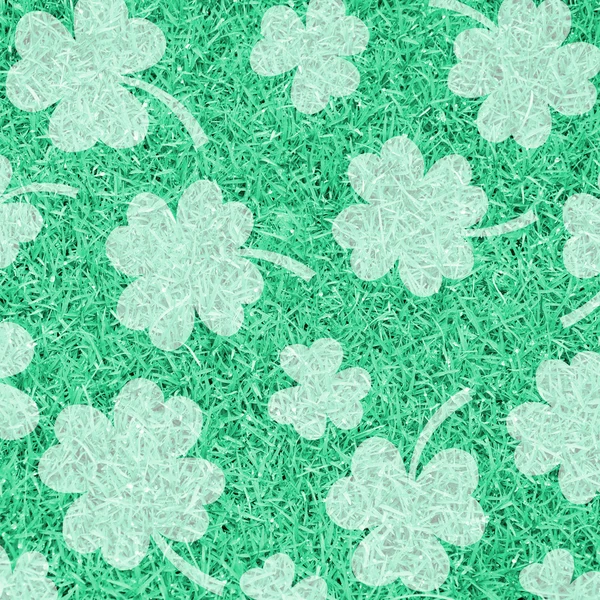 Green Shamrock background2 — Stock Photo, Image