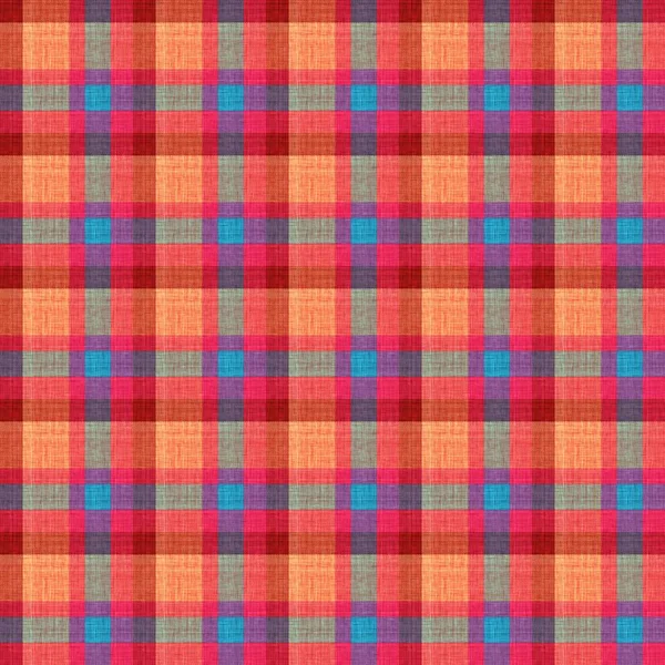 Tecido de lã de malha padrão de fundo xadrez. Tradicional quente checkered efeito de textura ponto artesanal. Tecido de efeito tweed masculino sem costura. Melange tartan inverno por toda a impressão. — Fotografia de Stock