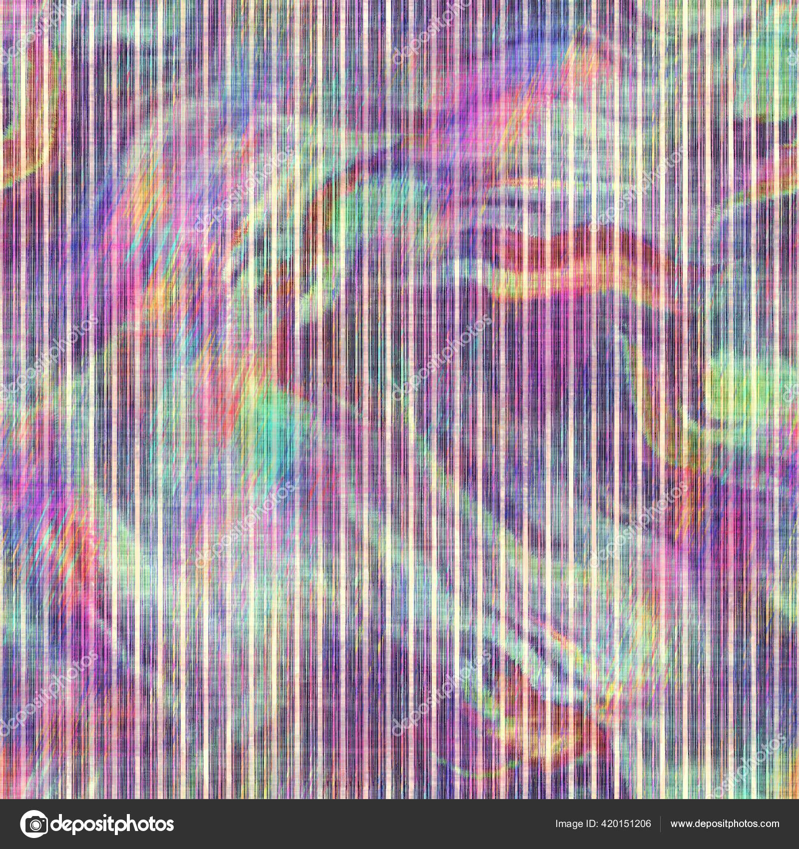 Blurry rainbow glitch artistic stripe texture background