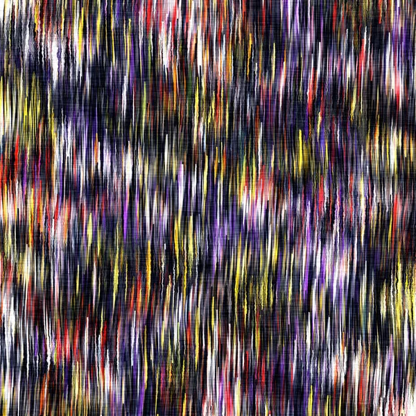 Arc-en-ciel flou aquarelle tissé toile de fond texture. Grunge angoissé cravate teinture mélange motif sans couture. Effet de tissu glitch ombre brillant panaché partout imprimer. — Photo