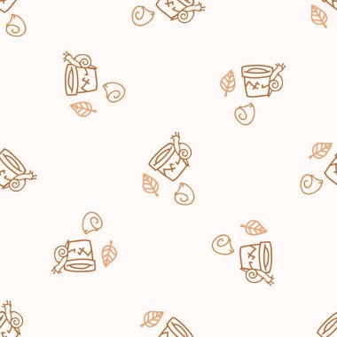 Terracotta pot cinsiyet ayrımcılığında kusursuz arka plan salyangozu. Tuhaf asgari 2 tonluk toprak rengi. Çocuk odası duvar kâğıdı ya da boho karikatür böcek modası her yerde.. 