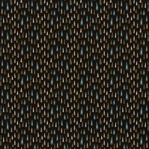 Απρόσκοπτη σκούρο blockprint λινό φόντο. Moody υδατογραφία πλύση υφή. Μέσα του αιώνα 50 μαλακό στυλ επίπλωση υφάσματος. Υφασμάτινο σχέδιο χειμώνα Masculine σε όλη την εκτύπωση — Φωτογραφία Αρχείου