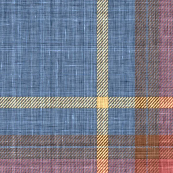 Tissu tissé motif de fond à carreaux. Décor de maison à carreaux traditionnel effet de texture de tissu de lin. Tissu d'ameublement doux sans couture. Mélange panaché hiver tartan tisser partout imprimer. — Photo