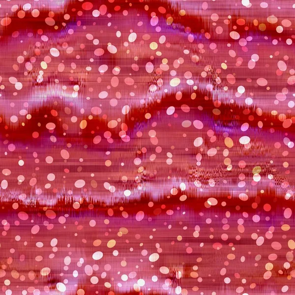Vallende confetti bokeh glanzende textuur achtergrond. Magische gloed dotty partij naadloos patroon. Multicolor gloeiende sprankelende veelkleurige hagelslag effect over de hele print. — Stockfoto
