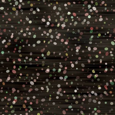 Düşen konfeti bokeh parlak doku arka planı. Sihirli, ışıltılı, noktasız parti deseni. Çok renkli, ışıl ışıl parlayan, çok renkli renkler parmak izinin her yerine serpiştirilmiş.. 