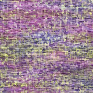 Kusursuz lekeli kravat boyası dokuma arka plan. Sıkıntılı boho bulanıklığı deseni. Lekelenmiş kireç sarısı mor kumaş efekti. Pürüzlü eski püre boyalı kolajı parmak izine bulaştı..