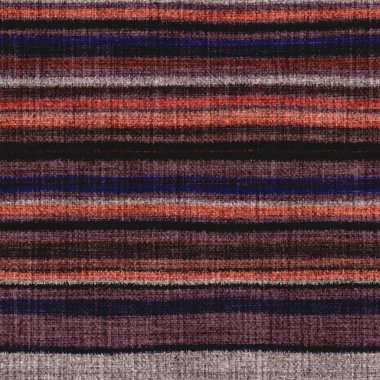 Değişik renklerde, yatay duvar halısı dokuma dokusu. Uzay boyalı suluboya efekt çizgili arka plan örer. Tüylü, ince, pasaklı tekstil malzemesi. Yumru halı kumaş efekti..