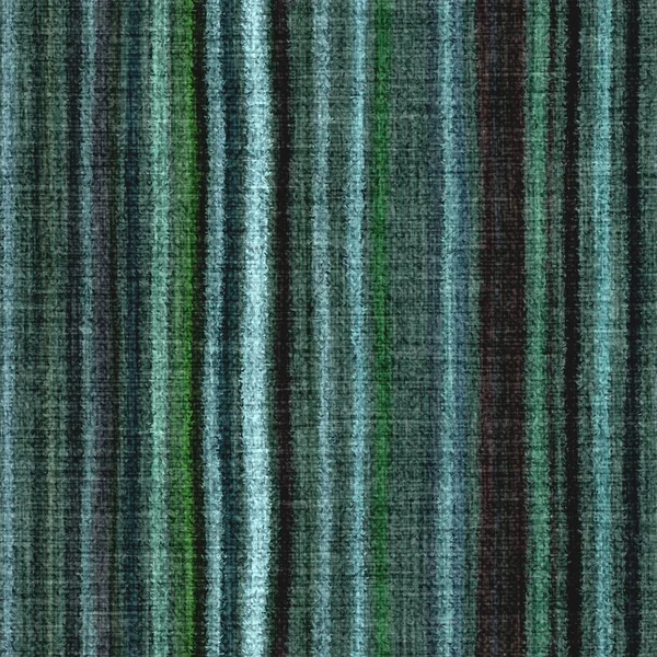 Variegated multicolor vertical tapestry stripe woven texture. Space dyed watercolor effect knit striped background. Fuzzy thin grungy textile material. Tufted boucle carpet rug fabric effect. — Stock Photo, Image